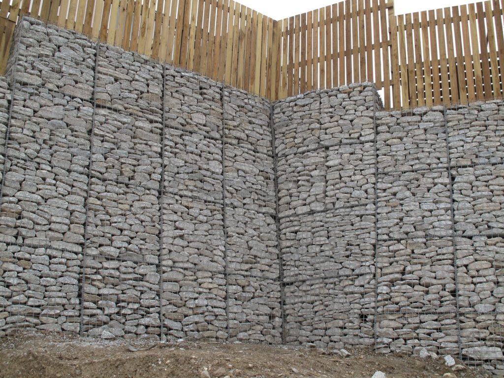 Retaining Wall Gabion Baskets 2m x 1m x 1m Cages Devoran Gabions